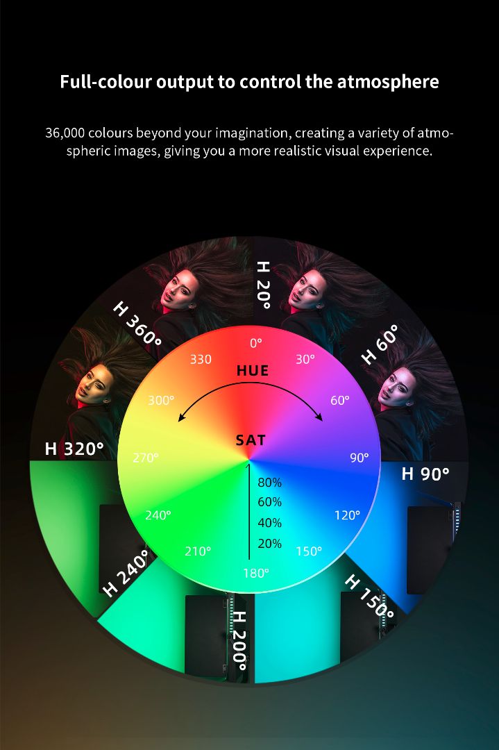 Visico FT-650RX (Power 60W) RGB Panel Light - 8